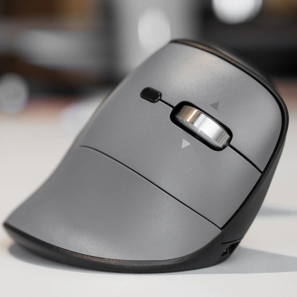 Bakker Elkhuizen Carruzzo BakkerElkhuizen FastForward Pro pelė kompiuterinė pelė Biuras dešinei rankai RF belaidė + Bluetooth + USB Type-C Optinis 5000 DPI