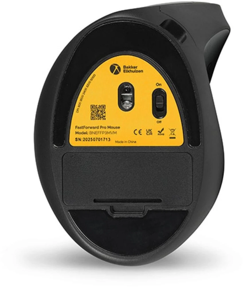 Bakker Elkhuizen Carruzzo BakkerElkhuizen FastForward Pro pelė kompiuterinė pelė Biuras dešinei rankai RF belaidė + Bluetooth + USB Type-C Optinis 5000 DPI