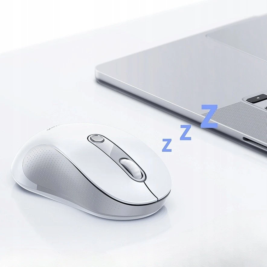 Baseus F02 Ergonominė Bevielė Pelė USB 2.4GHz - Balta