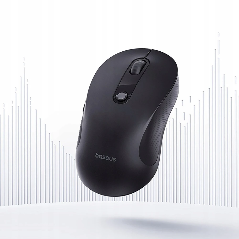 Baseus Bevielė pelė ergonomiczna Bluetooth F02 - juoda