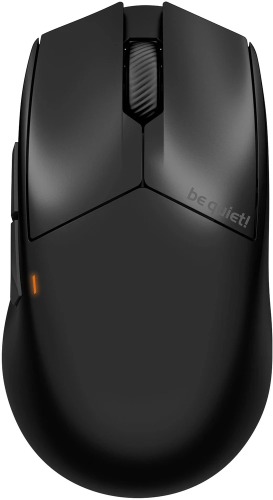 be quiet! Dark Perk Ergo Belaidė pelė žaidimams juodas