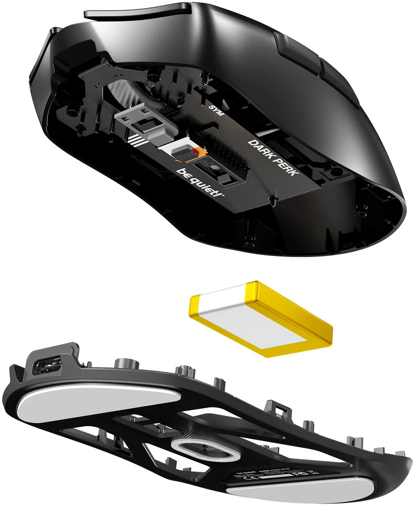 be quiet Dark Perk Sym Belaidė pelė žaidimams 2.4GHz USB