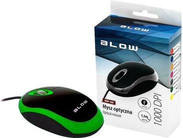 BLOW 84-016 BLOW Optinė pelė MP-20 USB žalias