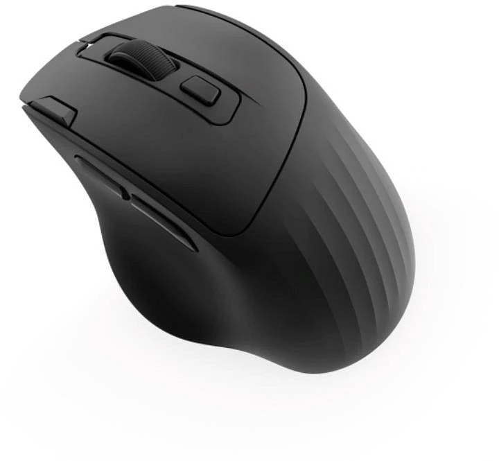 Pelė C-Tech Dual mode, belaidė, BT5.0 + 2,4GHz, 3200DPI, 7 przycisków, USB nano receiver, juoda (WLM-23)