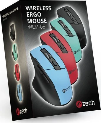 Pelė C-Tech Ergo WLM-05 Juodas