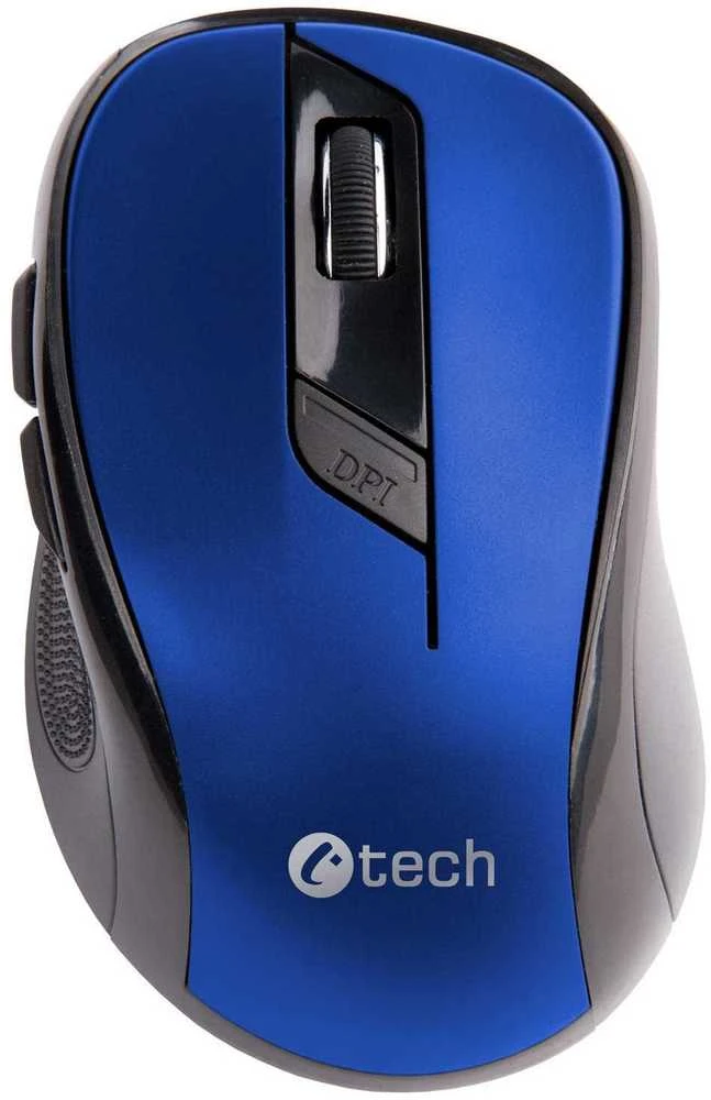 Pelė C-Tech WLM-02B Juodai-mėlyna