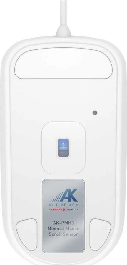 Cherry Pelė AK-PMH3 Medical Scroll Sensor su laidu sealed baltas IP68 su laidu. Scroll Sensor. IP68