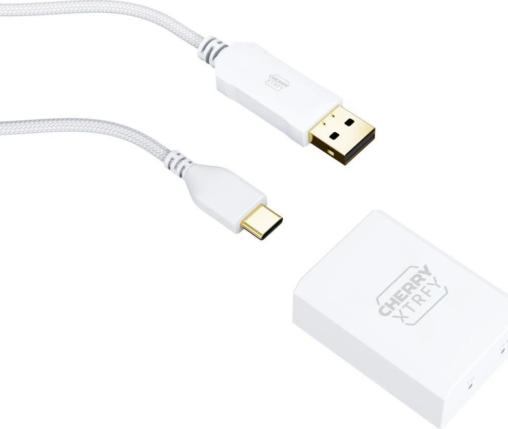 CHERRY XTRFY M64 Pro Wireless, Gaming-pelė - baltas/juodas