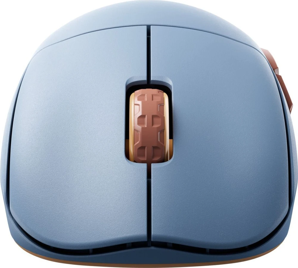 Pelė CHERRY XTRFY M68 belaidės žaidimų ausinės - šviesiai mėlynos/vario spalvos