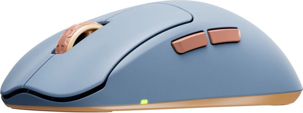 Pelė CHERRY XTRFY M68 belaidės žaidimų ausinės - šviesiai mėlynos/vario spalvos