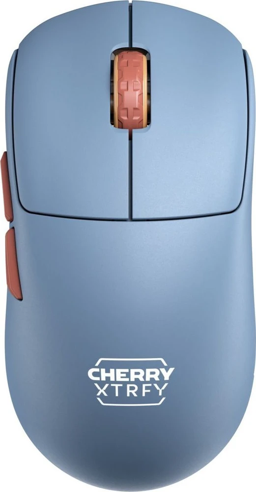 Pelė CHERRY XTRFY M68 belaidės žaidimų ausinės - šviesiai mėlynos/vario spalvos