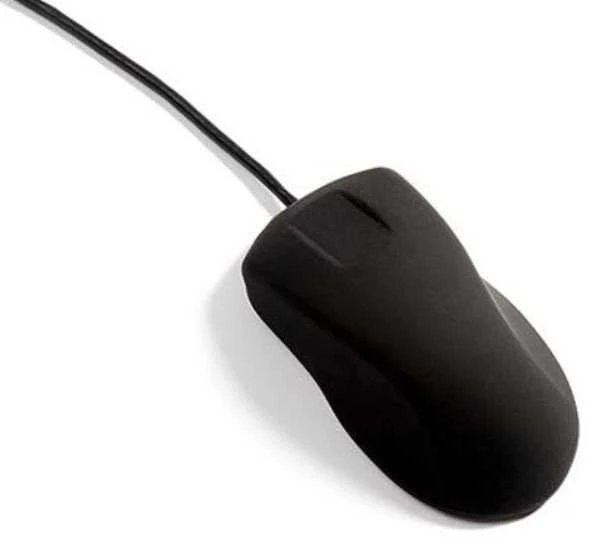 Cherry Pelė AK-PMH1 Juodas USB DE.su laidu.2-Tasten