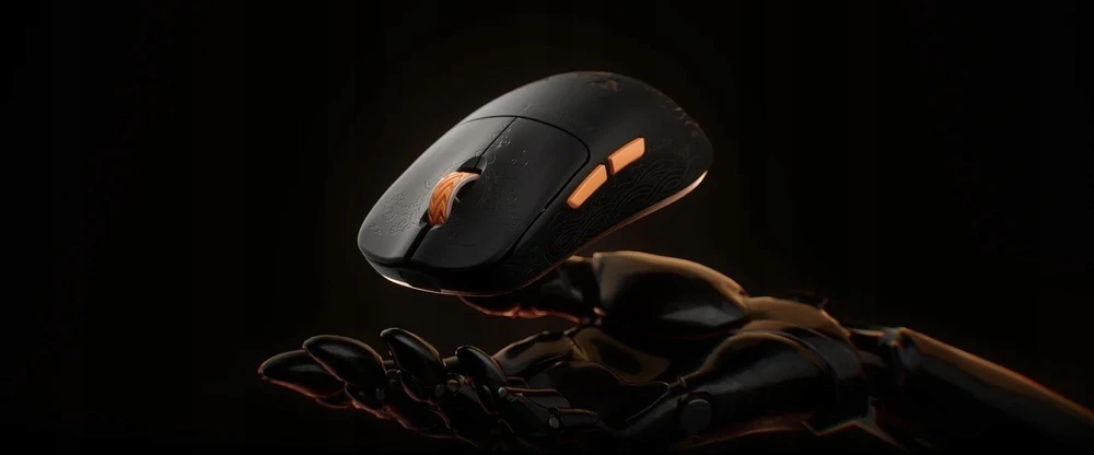 Pelė Myszka žaidimams Keychron G3-Z1 3950 8K Juodas Carbon Fiber belaidė 30000 dpi optinė juoda