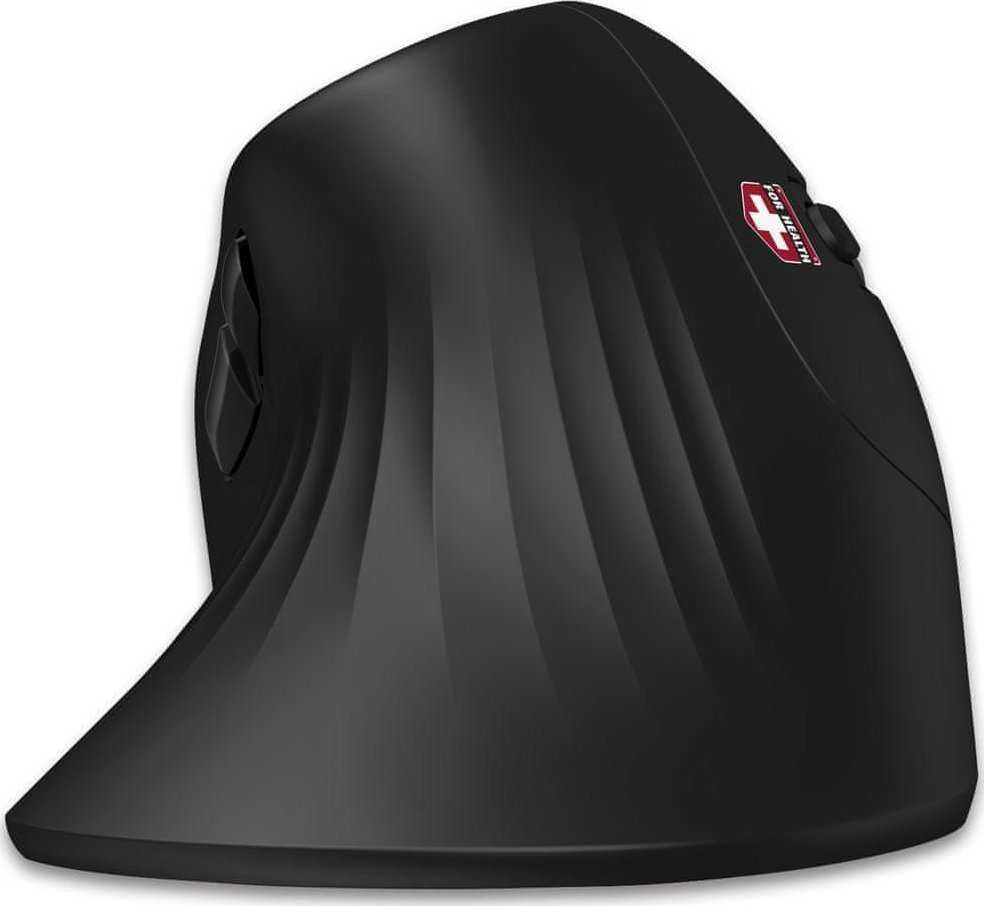 Pelė Connect IT CONNECT IT FOR HEALTH ergonomiczna pionowa belaidė pelė juoda