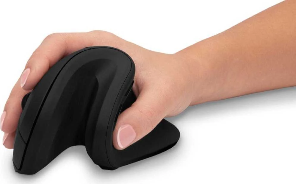 Pelė Connect IT CONNECT IT FOR HEALTH ergonomiczna pionowa belaidė pelė juoda