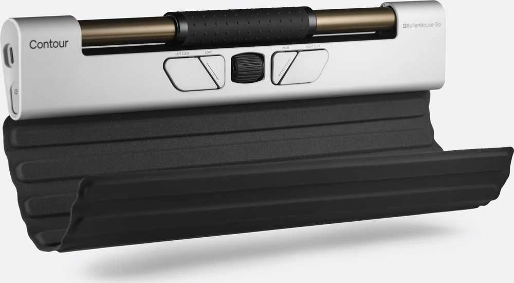 Carruzzo Contour Design RollerMouse Go kompiuterinė pelė Biuras RF belaidė + Bluetooth + USB Type-A Optinis 4000 DPI