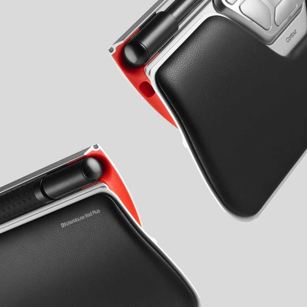 Carruzzo Contour Design CDRMRED20215 kompiuterinė pelė Biuras Abiems rankoms C tipo USB Optinis 2800 DPI