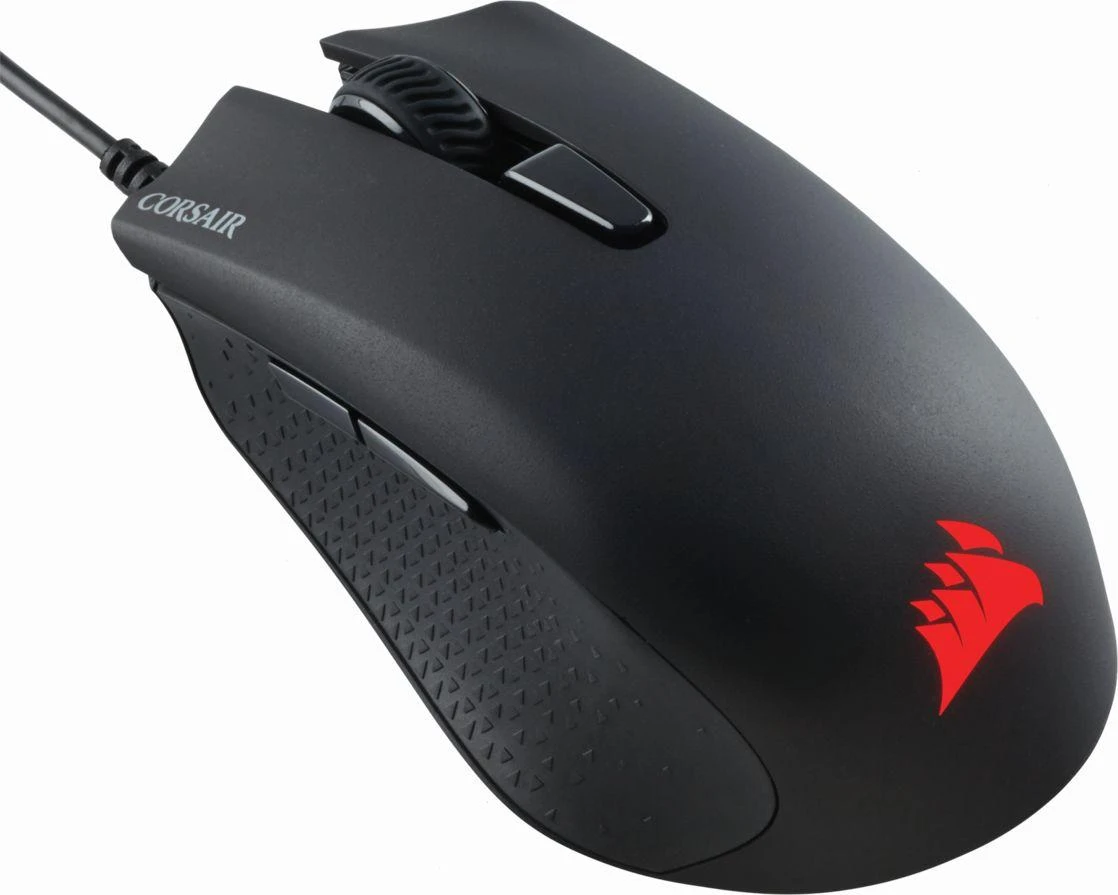 Corsair Harpoon RGB PRO FPS/MOBA Pelė žaidimams, Juodas, 12000 DPI, Optinė