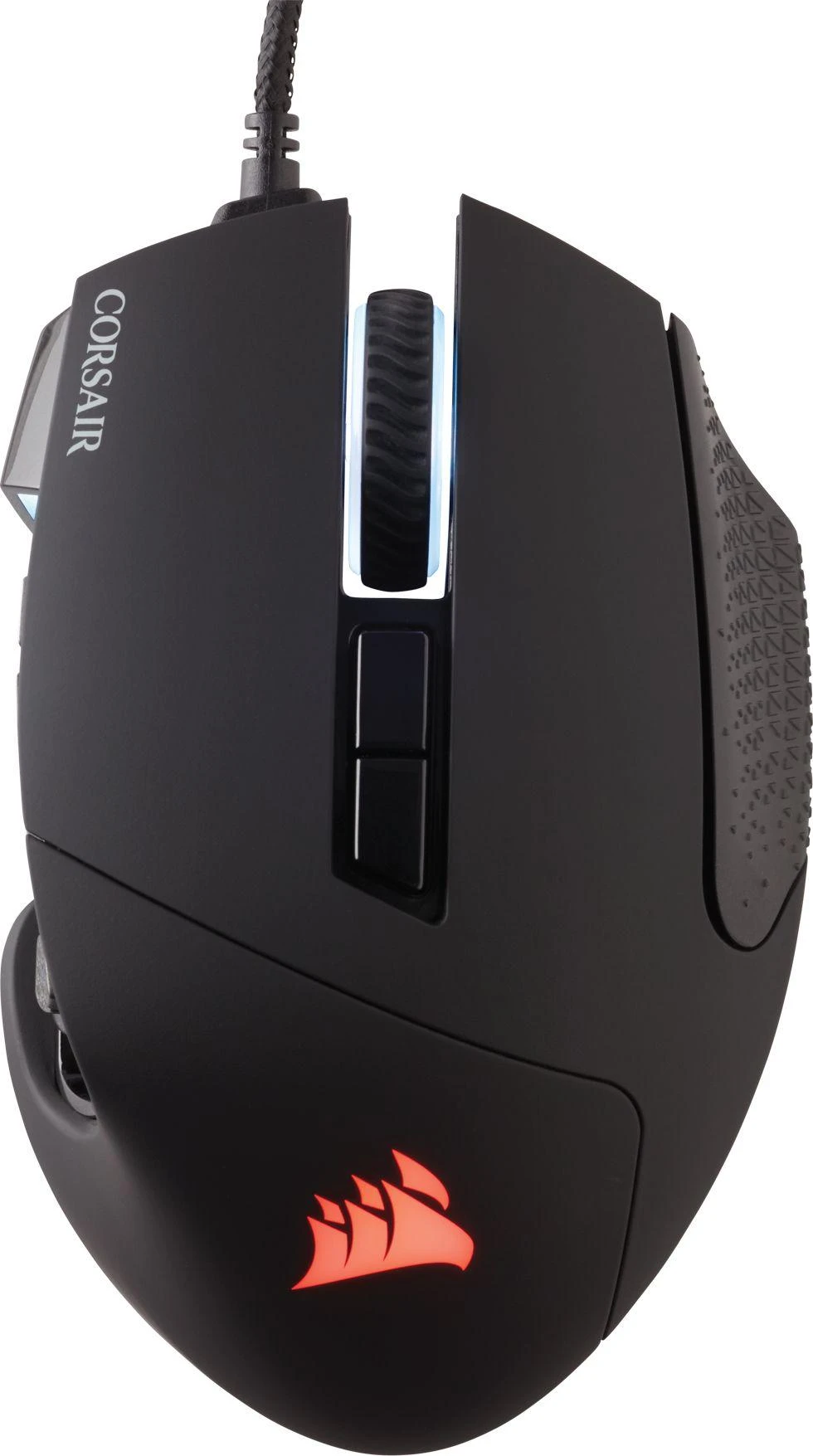Corsair Scimitar RGB Elite Optinė MOBA/MMO žaidimų pelė, Juoda