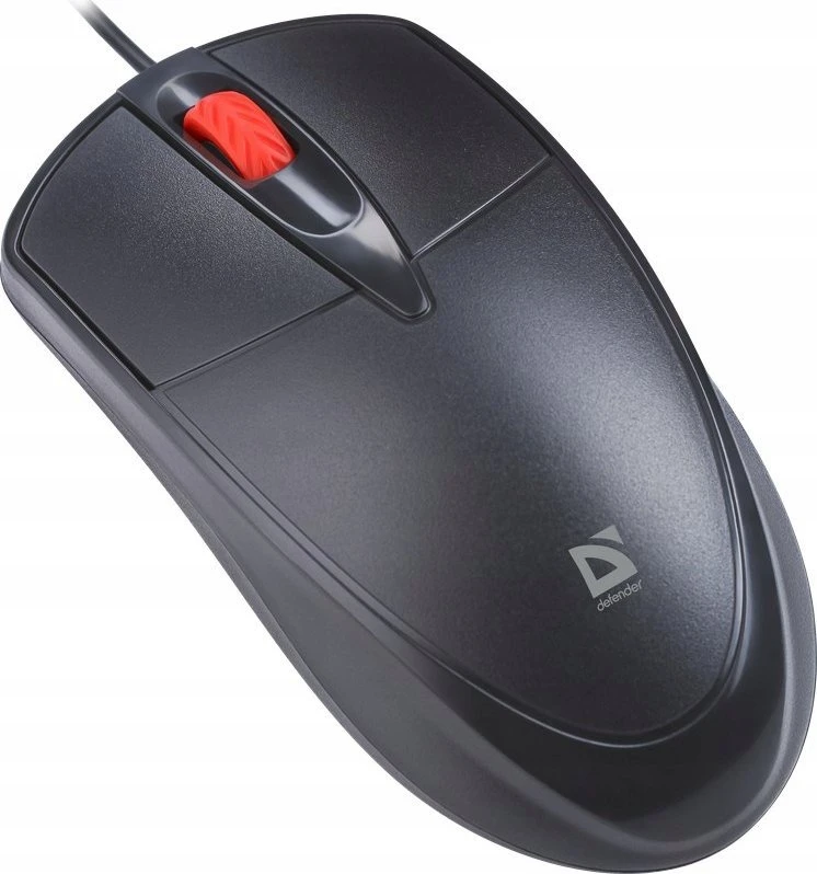 Pelė DEFENDER ICON MB-057 optinė 1000dpi 3P Juodas SILENT CLICK