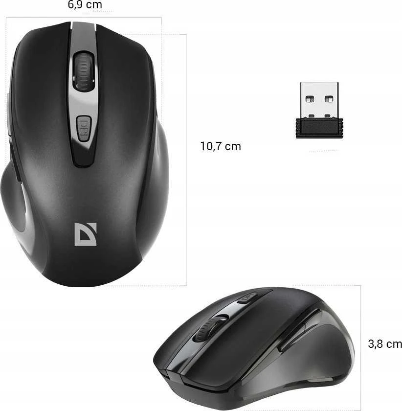 Pelė Defender Prime MB-053czarna