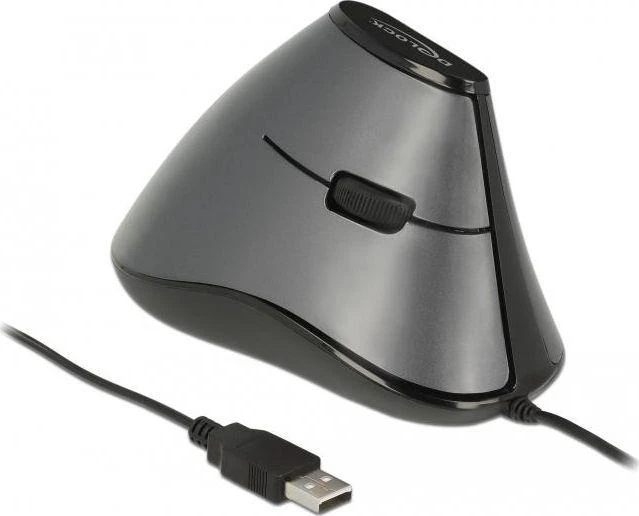 Delock pelės ergonomiška vertikali optinė 5 mygtukai USB-A