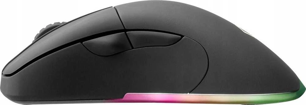 Pelė DELTACO GAMING belaidė, 16.000 DPI, RGB, USB-C/USB-A, juoda / GAM-107