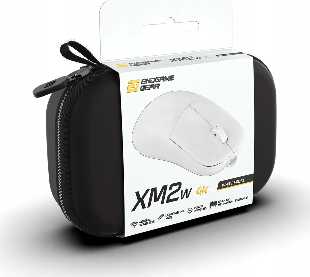 Endgame Gear XM2w 4k belaidė žaidimų pelė, belaidė – Baltas Frost