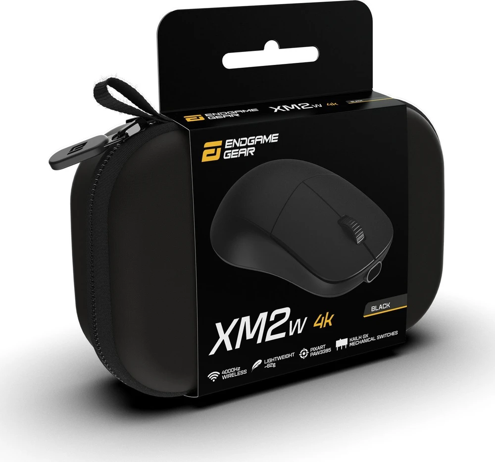 Endgame Gear XM2w Wireless 4K Juodas (Juoda) Belaidė Žaidimų Pelė