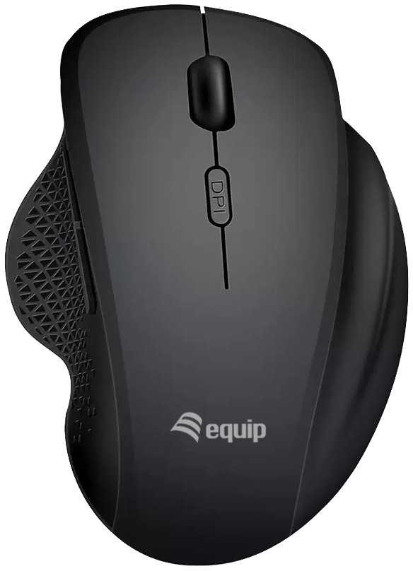 Pelė Equip Komfortmaus Wireless Dual Mode 6Btn Prawa Juodas (245121)