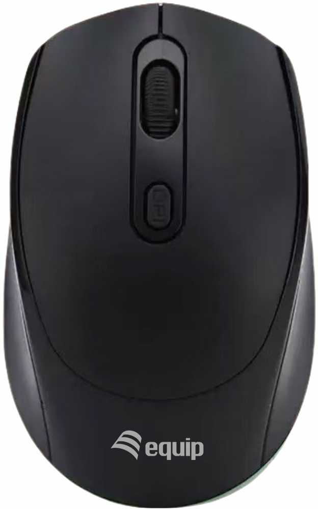 Pelė Equip Wireless Dual Mode 4Btn L+R Juodas (245122)