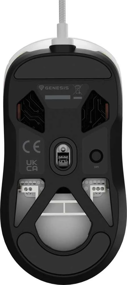 Genesis | Pelė žaidimams | Krypton 660 | su laidu | USB Type-A | Baltas