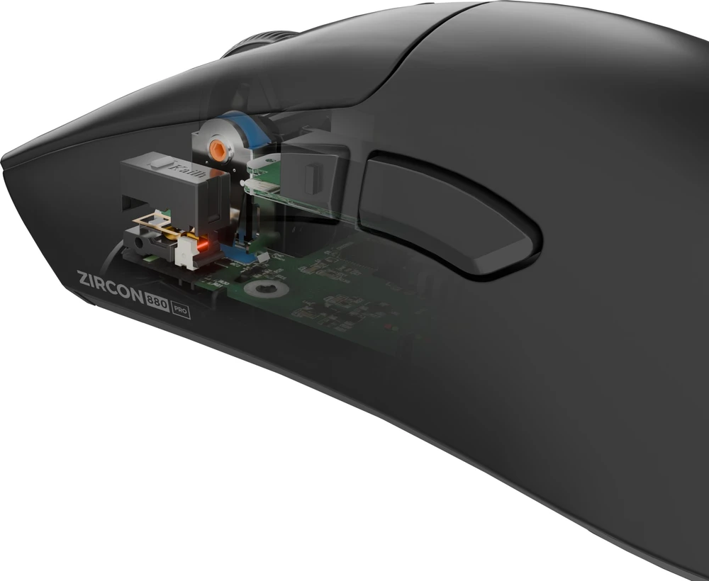 Pelė Myszka žaidimams Genesis Zircon 880 Pro belaidė 30000 dpi optinė juoda