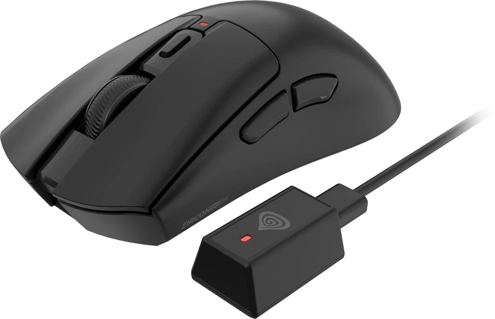 Pelė Myszka žaidimams Genesis Zircon 880 Pro belaidė 30000 dpi optinė juoda