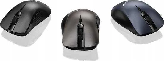 Genius Ergo 8100S Bevielė pelė, metaliczna pilka, 1600DPI