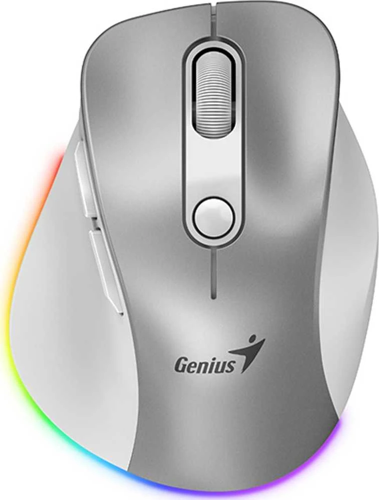 Pelė Genius Ergo 9000S Pro Sidabrinė (31030039402)