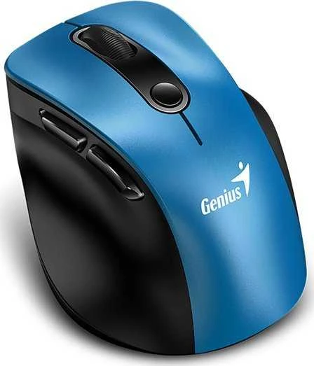 Genius Ergo 9000S Bevielė pelė, juoda-mėlyna, 2400DPI