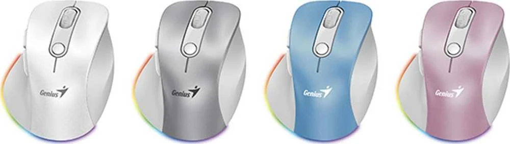 Genius Ergo 9000S Pro Bevielė pelė, rožinė, 2400DPI