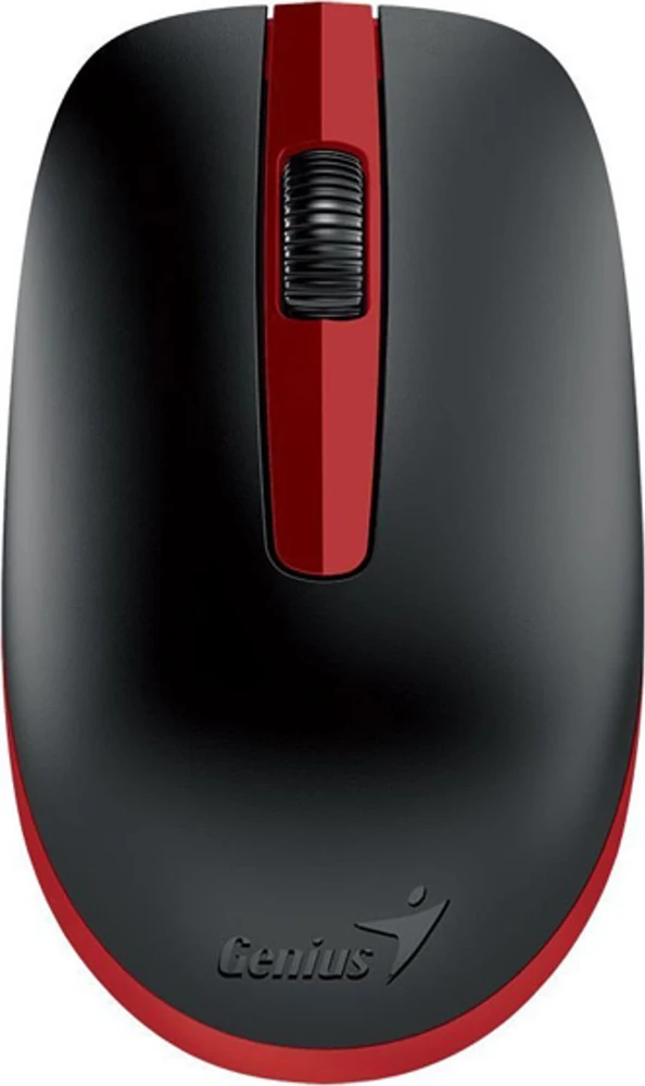 Genius NX-7007 Bevielė pelė, juoda-raudona, 1200DPI