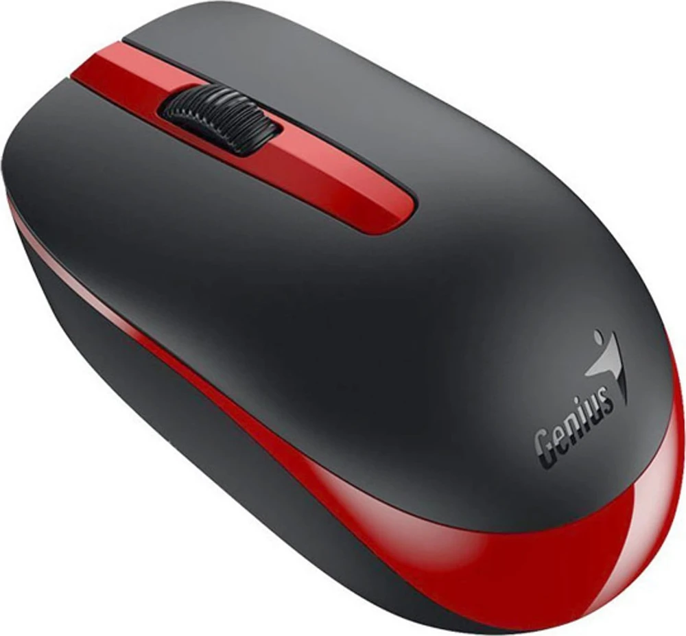 Genius NX-7007 Bevielė pelė, juoda-raudona, 1200DPI