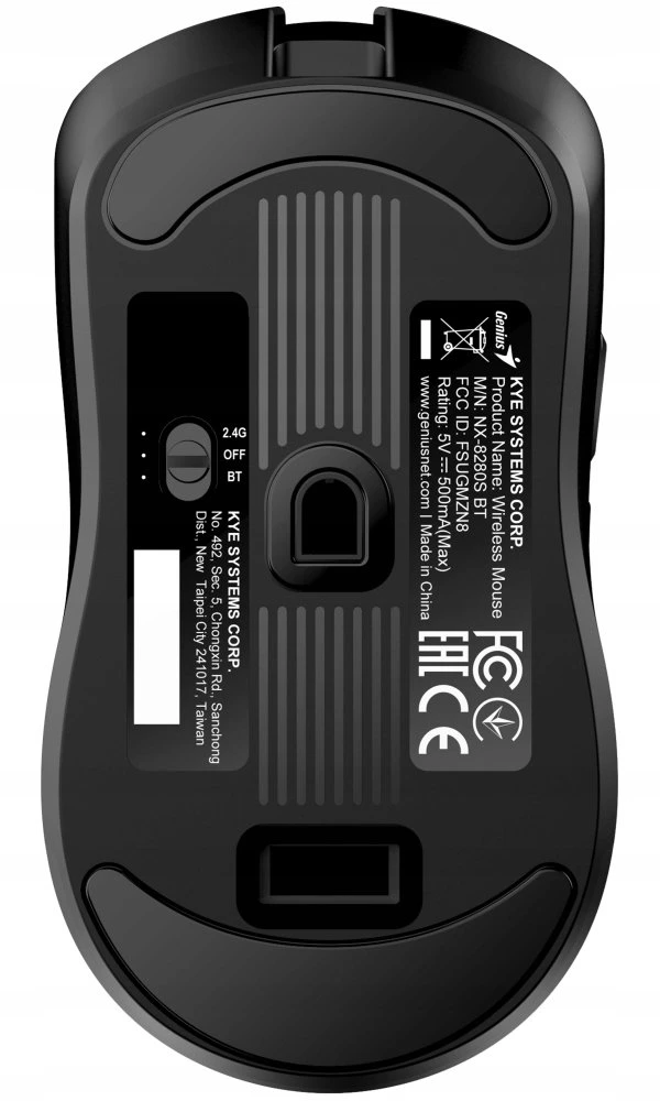 Genius NX-8280S Bevielė pelė, juoda, 3200DPI