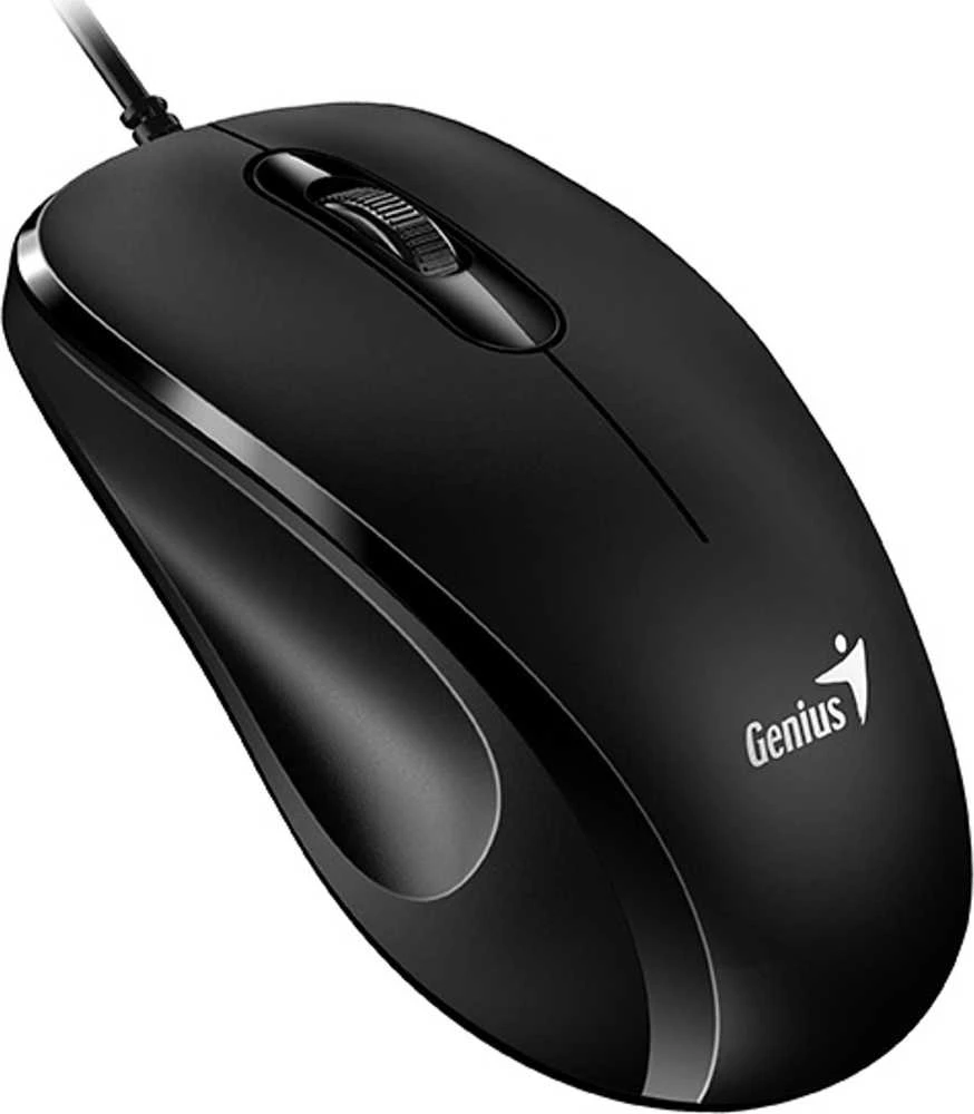 Genius DX-101 Pelė su laidu, juoda, 1200DPI