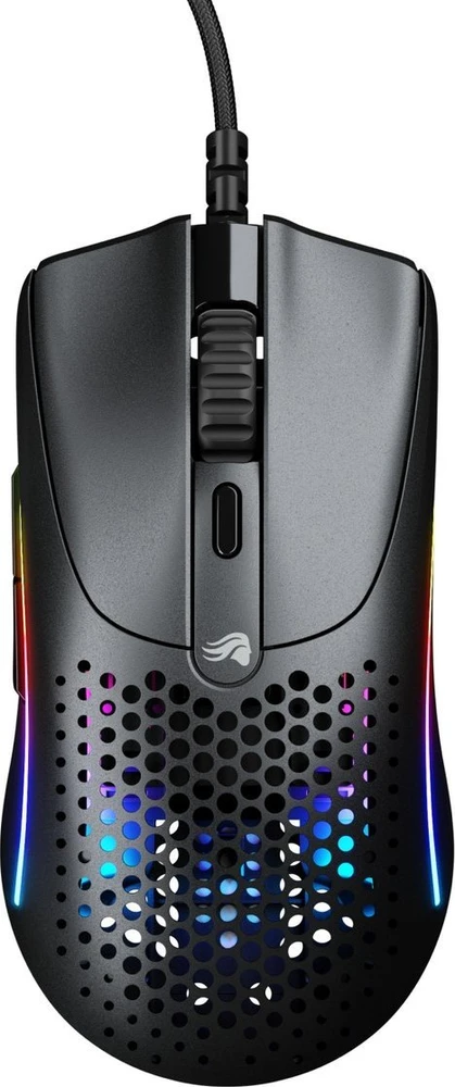 Glorious Model O 2 Mini žaidimų pelė, RGB – juodos spalvos