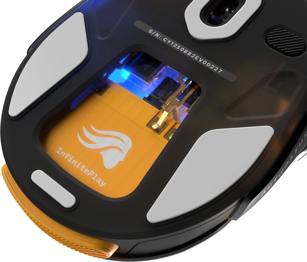 GLR Glorious Gaming Model O3 Wireless kompiuterinė pelė Žaidimams dešinei rankai Radijo dažnio Optinė belaidė 30000 DPI