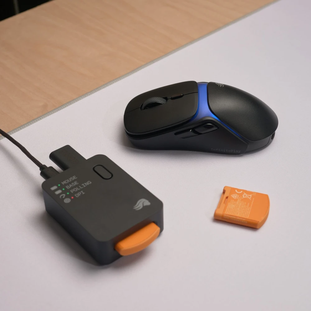 GLR Glorious Gaming Model O3 Wireless kompiuterinė pelė Žaidimams dešinei rankai Radijo dažnio Optinė belaidė 30000 DPI