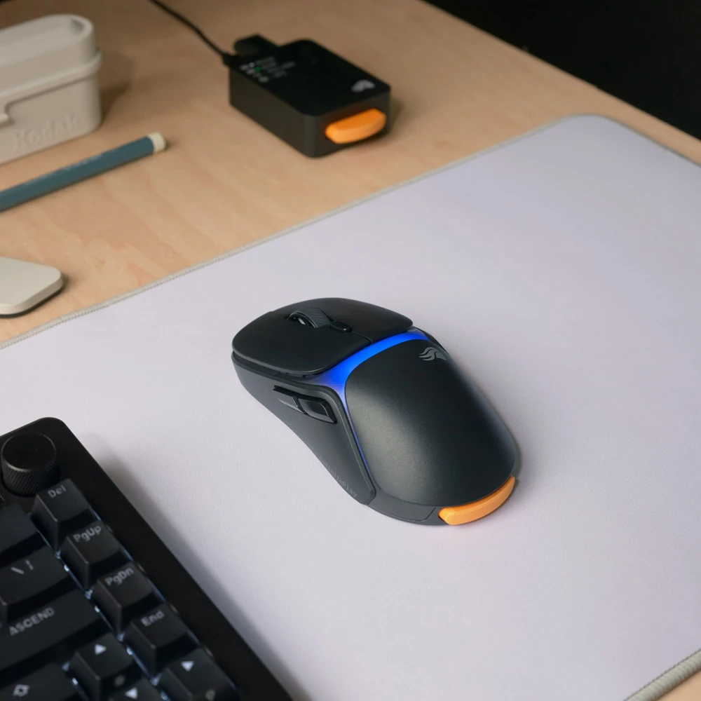 GLR Glorious Gaming Model O3 Wireless kompiuterinė pelė Žaidimams dešinei rankai Radijo dažnio Optinė belaidė 30000 DPI