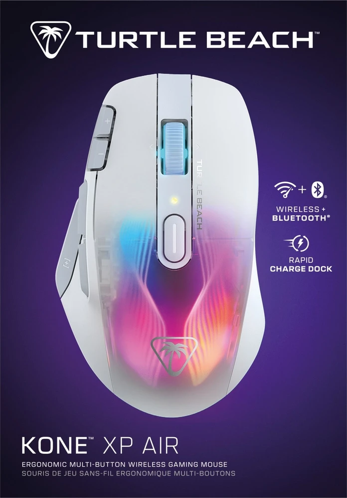 Turtle Beach Kone XP Air Belaidė RGB Žaidimų Pelė| Balta