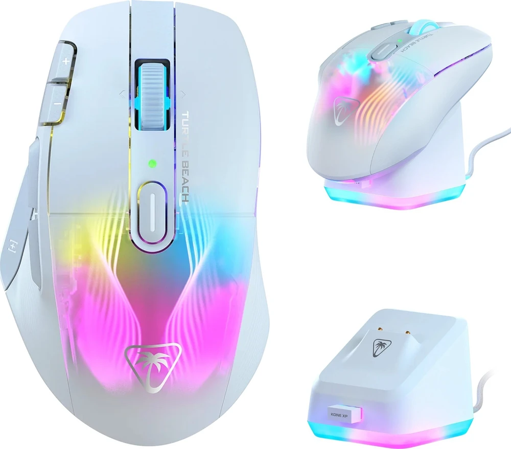 Turtle Beach Kone XP Air Belaidė RGB Žaidimų Pelė| Balta