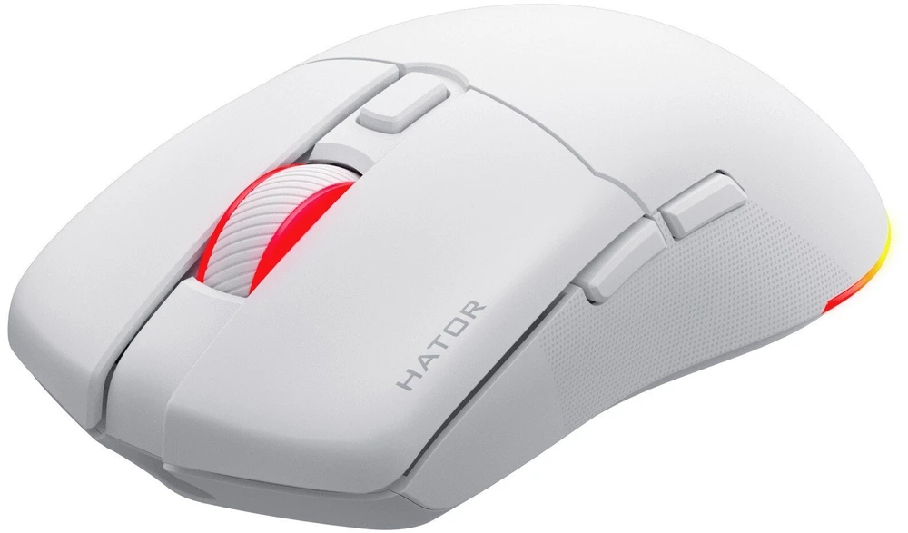 Belaidė žaidimų pelė Hator Pulsar 4 Wireless balta