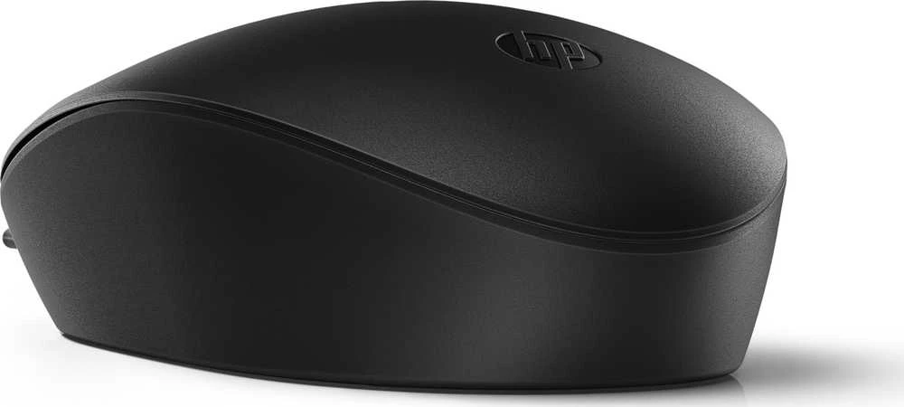 Hewlett Packard (HP) HP 128 USB su laidu Lazerinė pelė, Sanitizable - Juodas (BULK of 120 pcs)